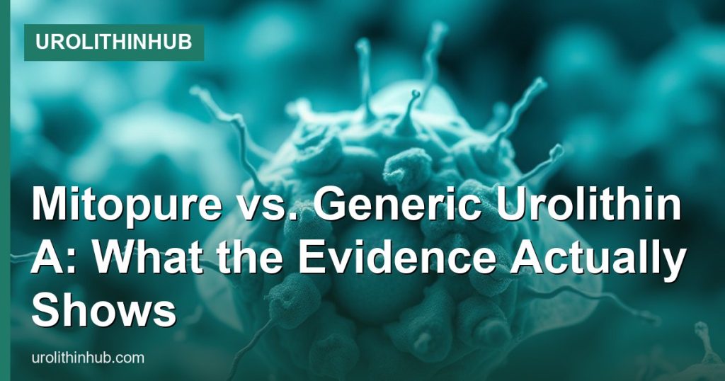 Mitopure vs. Generic Urolithin A: What the Evidence Actually Shows - UrolithinHub
