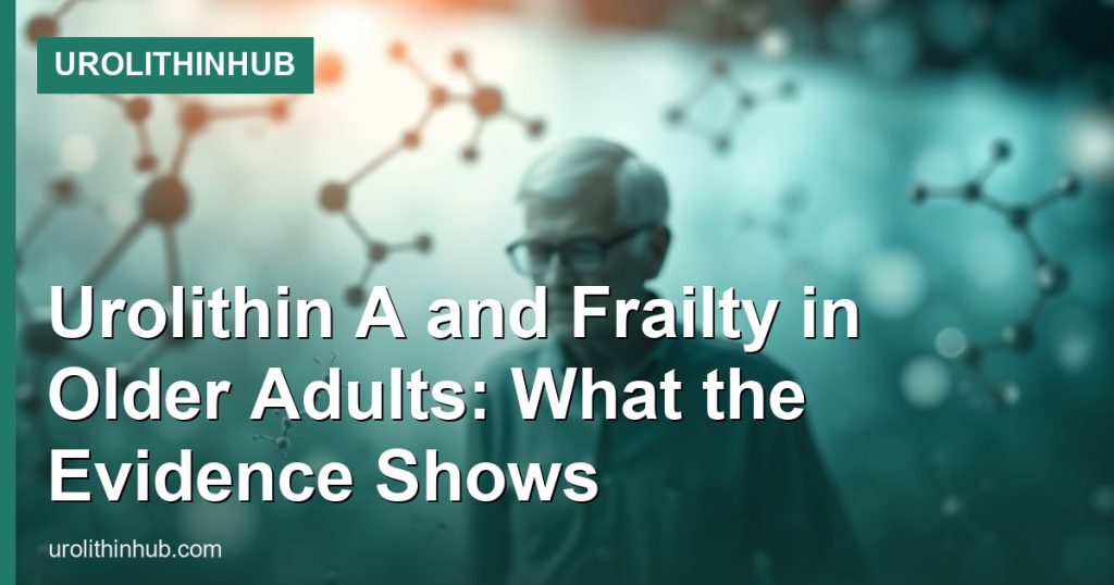 Urolithin A and Frailty in Older Adults: What the Evidence Shows - UrolithinHub