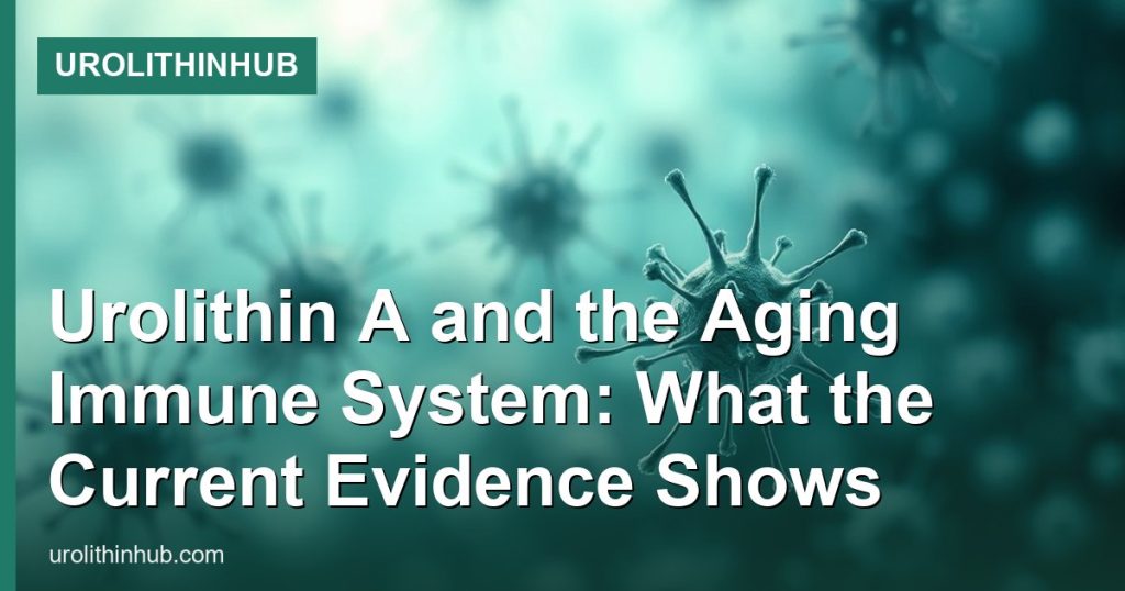 Urolithin A and the Aging Immune System: What the Current Evidence Shows - UrolithinHub