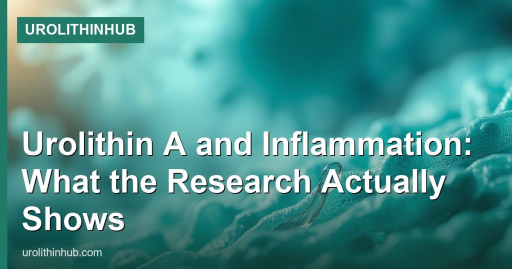 Urolithin A and Inflammation: What the Research Actually Shows - UrolithinHub