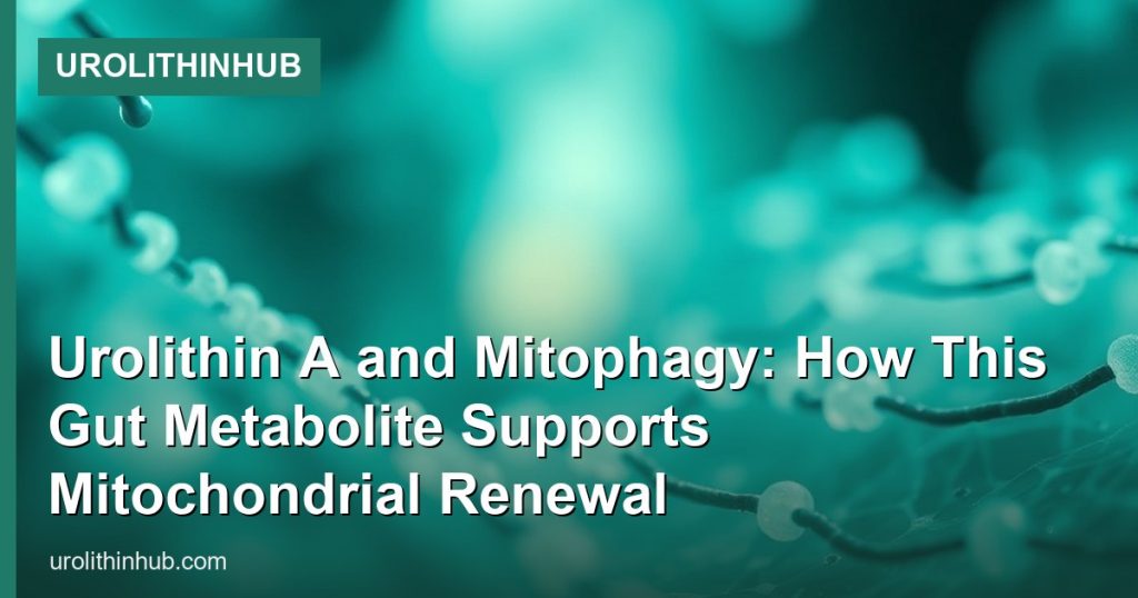Urolithin A and Mitophagy: How This Gut Metabolite Supports Mitochondrial Renewal - UrolithinHub