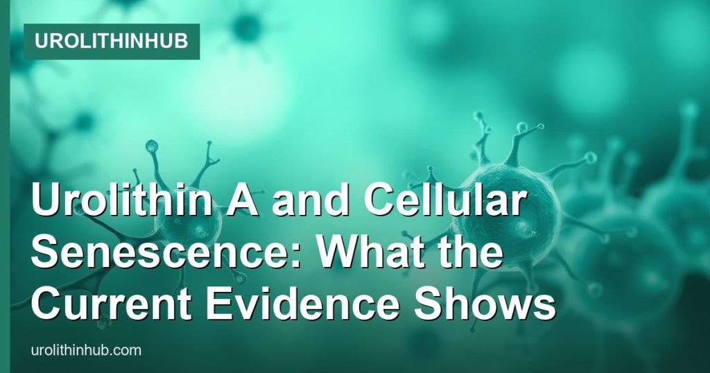 Urolithin A and Cellular Senescence: What the Current Evidence Shows - UrolithinHub