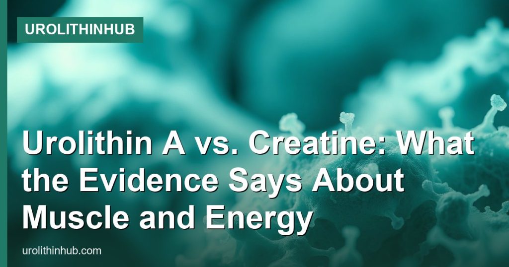 Urolithin A vs. Creatine: What the Evidence Says About Muscle and Energy - UrolithinHub