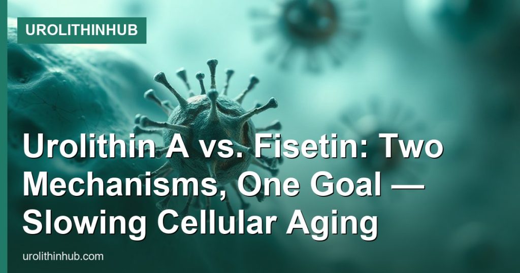 Urolithin A vs. Fisetin: Two Mechanisms, One Goal — Slowing Cellular Aging - UrolithinHub